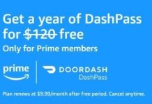 Prime Members in Canada Get Free DashPass from DoorDash Prime Members in Canada Get Free DashPass from DoorDash