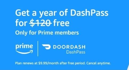 Prime Members in Canada Get Free DashPass from DoorDash Prime Members in Canada Get Free DashPass from DoorDash